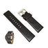 Fits/For Diesel DZ4347 Stronghold Big Chrono - 26mm Black Genuine Leather Replacement Watch Strap Band Belt
