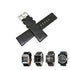 Fits/For Diesel DZ1055 , DZ1339 , DZ4157 , DZ5186 - 26mm Black Genuine Leather Replacement Watch Strap Band Belt