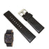 Fits/For Diesel DZ1431 Studio Mixer - 26mm Black Genuine Leather Replacement Watch Strap Band Belt