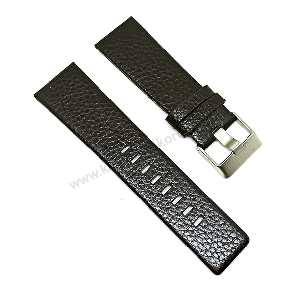 Fits/For Diesel DZ4216 Franchise -51 - 26mm Black Genuine Leather Replacement Watch Strap Band Belt