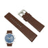 Fits/For Diesel DZ4330 Double Down Big Chrono - 26mm Brown Genuine Leather Replacement Watch Strap Band Belt