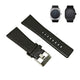 Fits/For Diesel DZ1433 , DZ1435 Time 3 hands - 30mm Black Genuine Leather Replacement Watch Strap Band Belt