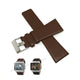 Fits/For Diesel DZ1283 , DZ1285 - 30mm Brown Genuine Leather Replacement Watch Strap Band Belt