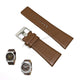 Fits/For Diesel DZ1228 , DZ1288 - 30mm Brown Genuine Leather Replacement Watch Strap Band Belt