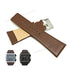 Fits/For Diesel DZ1542 , DZ1543 Time 3 hands Nix - 32mm Brown Genuine Leather Replacement Watch Strap Band Belt