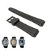 Fits/For Casio AW-S90 Tough Solar - 18mm Black Rubber Replacement Watch Band Strap Belt