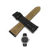 Fits/For Tissot 1853 T610.037 Bridgeport - Black Genuine Leather Replacement Watch Strap Band Belt