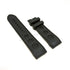 Fits/For DOX Sports Watches - 23mm Black Rubber Silicone Replacement Watch Band Strap Belt