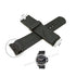 Fits/For Corum Admiral's Cup Competition - 24mm Black Rubber Silicone Replacement Watch Band Strap Belt