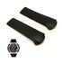 Fits/For Tissot T-Tracx T0104171720700 Nascar Special Edition - 17mm Black Rubber T010417A Replacement Watch Band Strap