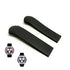 Fits/For Tissot T-Tracx T0104171705701 , T0104171705702 - 17mm Black Rubber T010417A Replacement Watch Band Strap