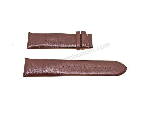 Fits/For Emporio Armani AR1932 , AR1936 , AR0387 , AR4657 Gianni XLarge- 22mm Brown Leather Replacement Watch Band Strap Belt