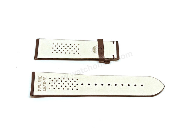Fits/For Emporio Armani AR1932 , AR1936 , AR0387 , AR4657 Gianni XLarge- 22mm Brown Leather Replacement Watch Band Strap Belt