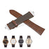 Fits/For Emporio Armani AR2502 , AR2503 , AR1996 , AR11096 Luigi- 22mm Brown Leather Replacement Watch Band Strap Belt