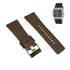 Fits/For Diesel DZ4191 Watch Chrono - 30mm Brown Genuine Leather Replacement Watch Strap Band Belt