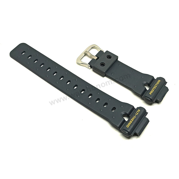 Genuine Casio G-Shock Sky Force DW-6700 Aviation  - Authentic Replacement Gray Rubber Watch Band Strap