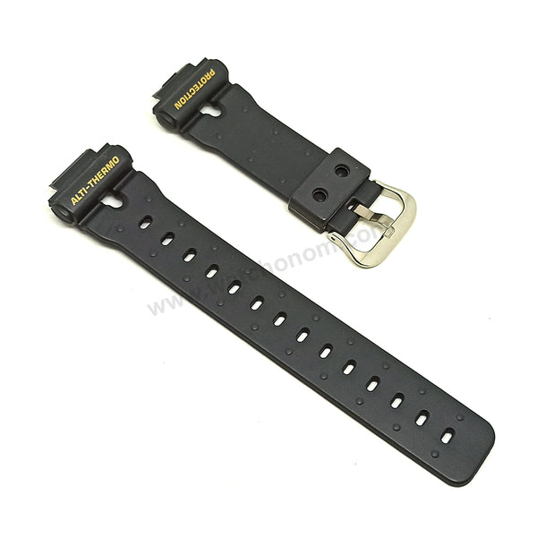 Genuine Casio G-Shock Sky Force DW-6700 Aviation  - Authentic Replacement Gray Rubber Watch Band Strap