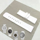 Fits/for Burberry BU7707 , BU7719 , BU7760 , BU7767 Endurance - 24mm White Rubber Replacement Watch Band Strap