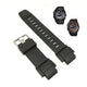 Fits/For Casio Protrek PRG-510 , PRG-510GB , PRG-S510 - Black Rubber Replacement Watch Band Strap Belt