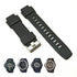 Fits/For Casio Protrek PRW-3510 , PRW-3510FC , PRW-3510Y - Black Rubber Replacement Watch Strap Band Belt