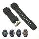 Fits/For Casio Protrek PRW-3510 , PRW-3510FC , PRW-3510Y - Black Rubber Replacement Watch Strap Band Belt