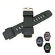 Fits/For Casio Protrek PRG-500 , PRG-500G , PRG-500Y - Black Rubber Replacement Watch Band Strap Belt
