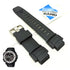 Fits/For Casio Protrek PRG-280 - Black Rubber Replacement Watch Strap Band Belt