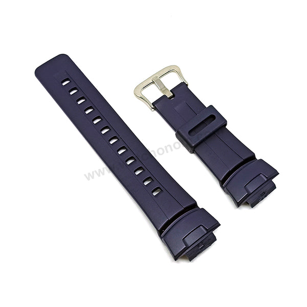 Genuine Casio G-Shock G-100 , G-2110 , G2310 , G-2400 - Authentic Replacement Navy Blue Rubber Watch Band Strap