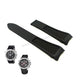 Fits/For Raymond Weil Nabucco 7800 - 23mm Black Rubber Replacement Watch Band Strap Belt&nbsp;