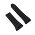 Fits/For Jacob &amp; Co Bugatti Chiron - 22mm Black Rubber Replacement Watch Band Strap Belt