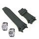 Fits/For Invicta Bolt Zeus Magnum 30871 , 30872 - 26mm Black Rubber Replacement Watch Band Strap Belt