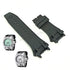 Fits/For Invicta Bolt Zeus Magnum 47530 , 47531 - 26mm Black Rubber Replacement Watch Band Strap Belt