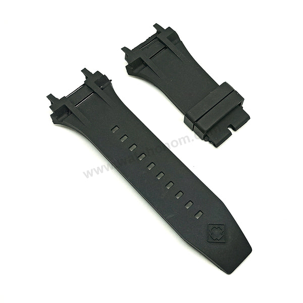 Fits/For Invicta Bolt Zeus Magnum 31836 , 31837 - 26mm Black Rubber Replacement Watch Band Strap Belt