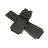 Fits/For Bell Ross BR 01 , BR 03 - 24mm Black Rubber Replacement Watch Band Strap Belt