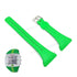 Fits/For Polar FT4 , FT7 Heart Rate Monitor - Lime Green Silicone Replacement Watch Band Strap Belt