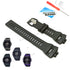 Fits/For Casio G-Shock GBD-200 G-Squad - Black Rubber Replacement Watch Strap Band Belt