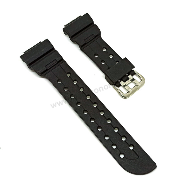 Fits/For Casio G-Shock GWF-1000 , GF-1000 Frogman - Black Rubber Replacement Watch Strap Band Belt