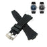 Fits/For Tissot PRX T137407 Powermatic 80 - 12mm Black Rubber T603048462 Replacement Watch Band Strap Belt