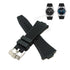 Fits/For Tissot PRX T137410 Powermatic 80 - 12mm Black Rubber T603048462 Replacement Watch Band Strap