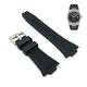 Fits/For Tissot PRX T137.407.16.051.00 Powermatic 80 - 12mm Black Rubber T600047562 Replacement Watch Band Strap