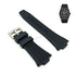 Fits/For Tissot PRX Carbon T137907 Powermatic 80 - 12mm Black Rubber T603050081 Replacement Watch Band Strap