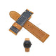 Fits/For Panerai Radiomir 44mm PAM00613 - 24mm Tan/Light Brown Suede Leather Replacement Watch Band Strap