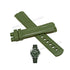 Fits/For Omega Seamaster Diver 300M 210.32.42.20.10.001 - 22mm Moss Green Rubber Curved end Replacement Watch Band Strap