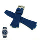 Fits/For Tissot PRX T137.407.16.041.00 Powermatic 80 - 12mm Navy Blue Rubber T600047701 Replacement Watch Strap Band