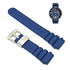 Fits/For Seiko Prospex Sea 4R36-05V0 - SRPA83K1 - 22mm Replacement Navy Blue Rubber Watch Band Strap Belt