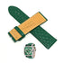 Fits/For Invicta S1 Rally 44036 - 26mm Green Genuine Leather Replacement Watch Band Strap Belt
