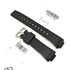 Authentic Casio G-Shock GST-B600-1A  - Black Replacement Rubber Watch Band Strap Belt