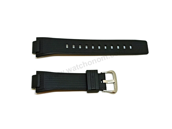 Authentic Casio G-Shock GST-B600-1A  - Black Replacement Rubber Watch Band Strap Belt