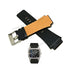 Fits/For Diesel DZ1131 Cliffhanger Big - Black Genuine Leather Replacement Watch Strap Band Belt