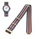 Fits/For Omega Seamaster Diver 300M 212.32.41.20.04.001 - Commander's Navy Blue Replacement Fabric Nylon Nato Watch Band Strap Bangle